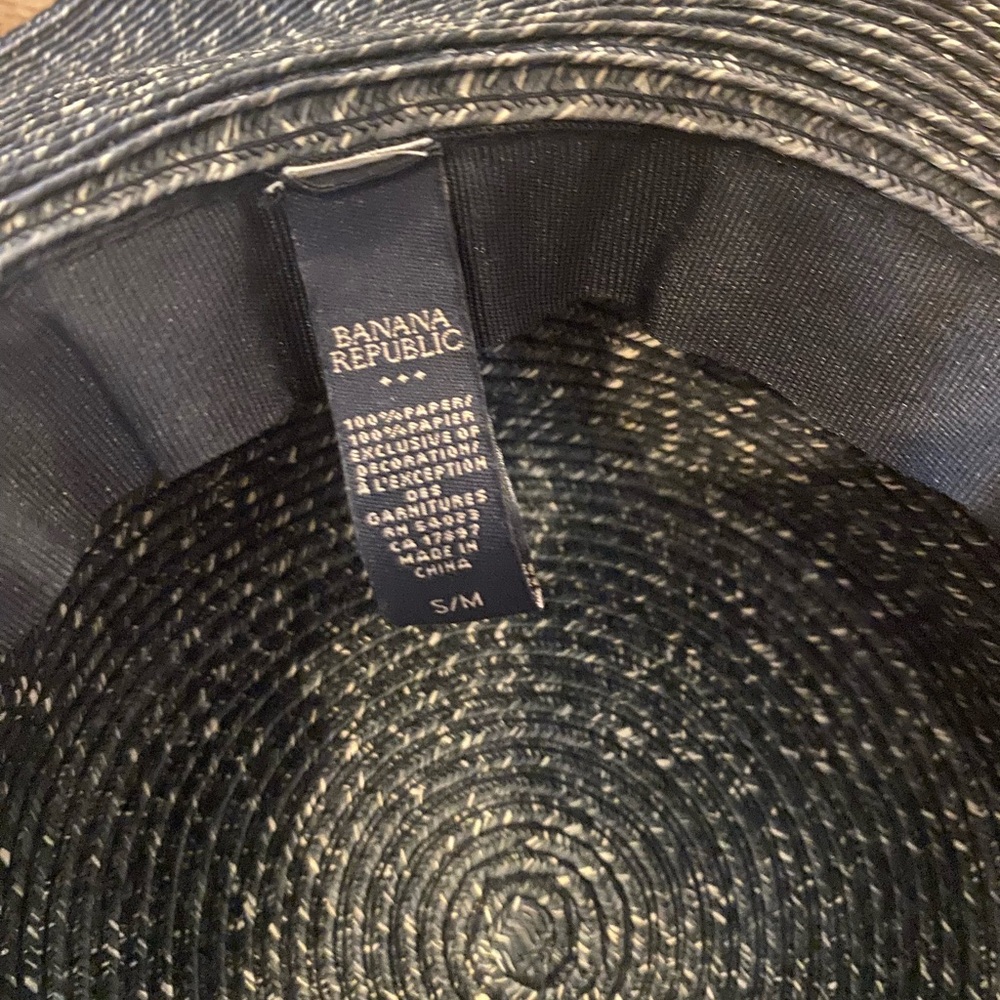 Banana Republic Black and Tan Straw Hat - Picture 4 of 4